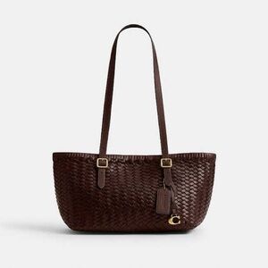 Coach Maple Woven Swing Tote